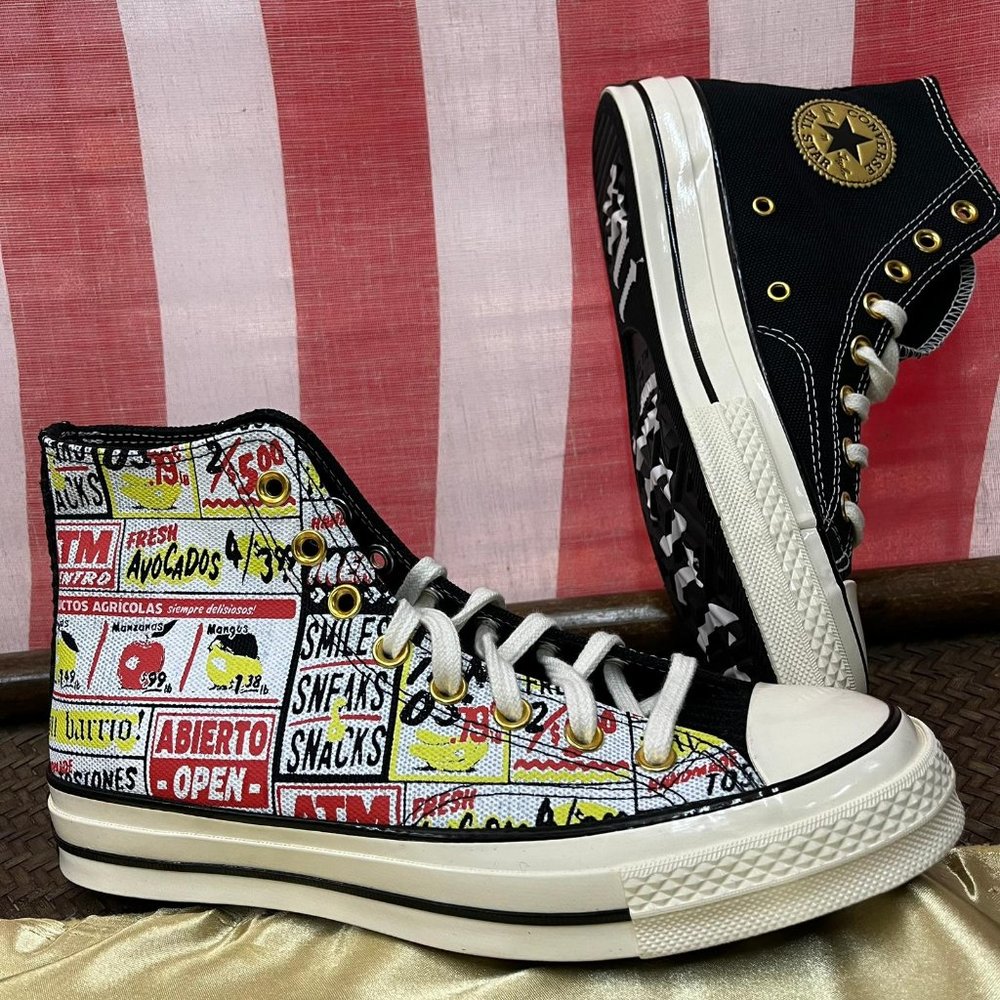 NWB Converse 1pc unisex black shoes